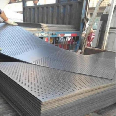 ASTM 316L 430 Perforated SS Plate 8K Cold Rolled Decorative Round Shape